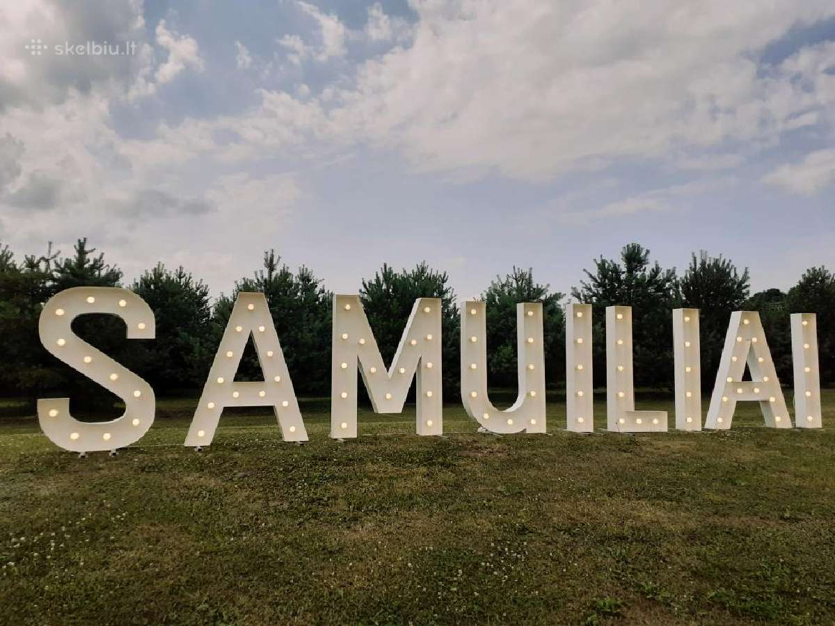Šviečiančių raidžių ir skaičių nuoma jūsų šventėms - nuotraukos Nr. 21