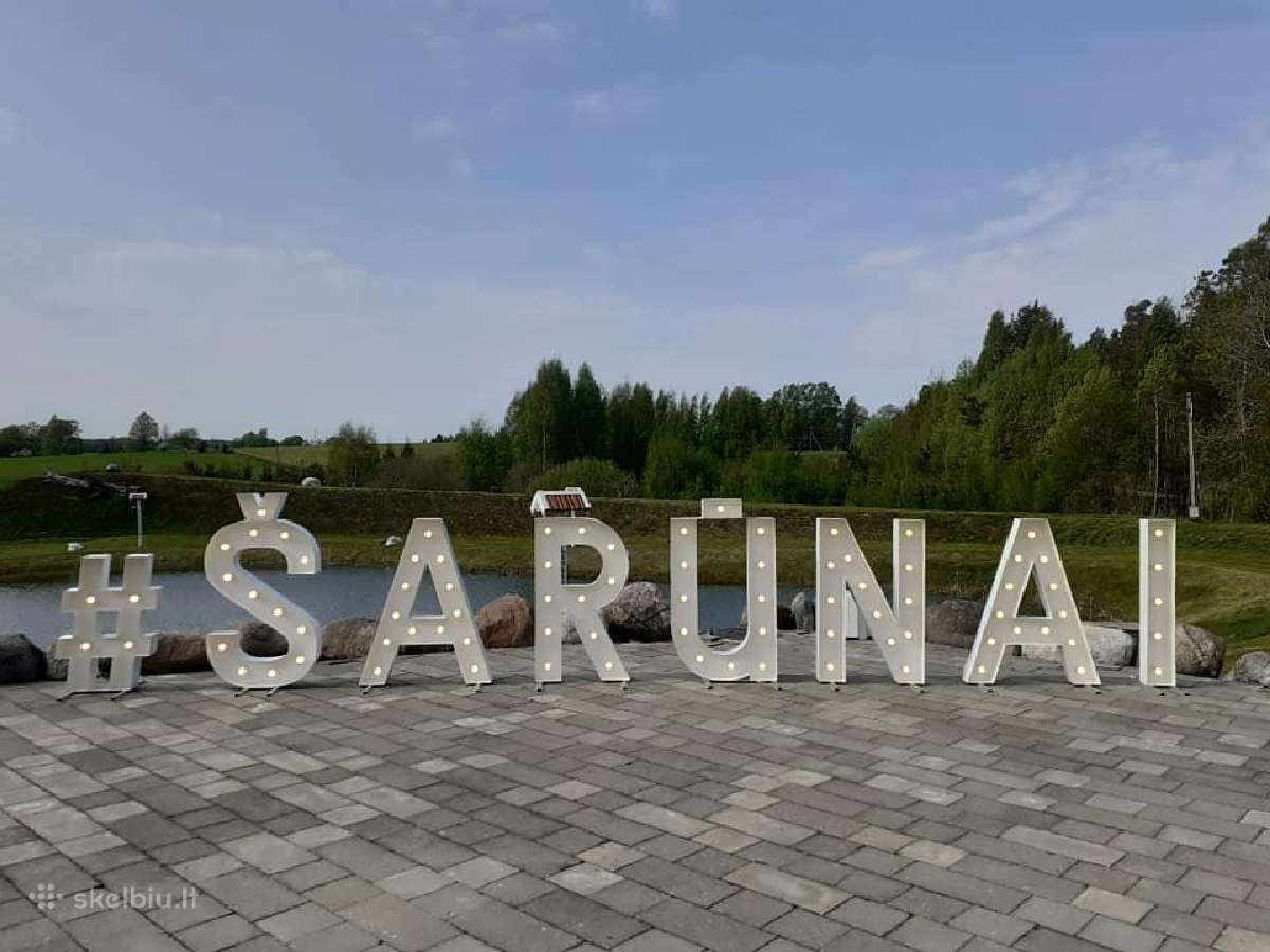 Šviečiančių raidžių ir skaičių nuoma jūsų šventėms - nuotraukos Nr. 22