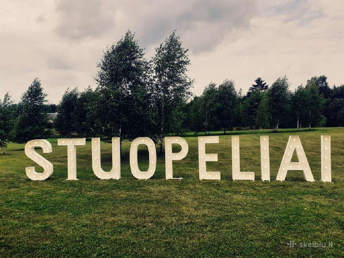 Šviečiančių raidžių ir skaičių nuoma jūsų šventėms - nuotraukos Nr. 23