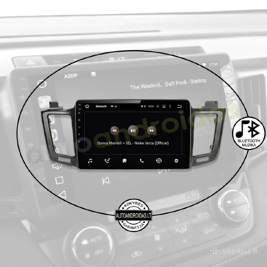 Toyota Rav4 2013-18 Android multimedia GPS/WiFi/bt - nuotraukos Nr. 6