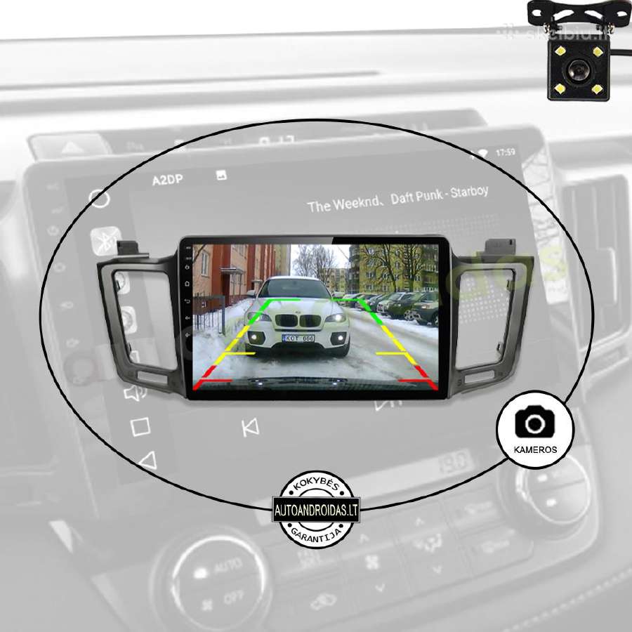 Toyota Rav4 2013-18 Android multimedia GPS/WiFi/bt - nuotraukos Nr. 7