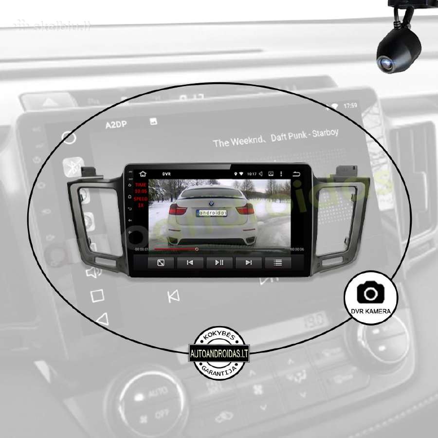 Toyota Rav4 2013-18 Android multimedia GPS/WiFi/bt - nuotraukos Nr. 8