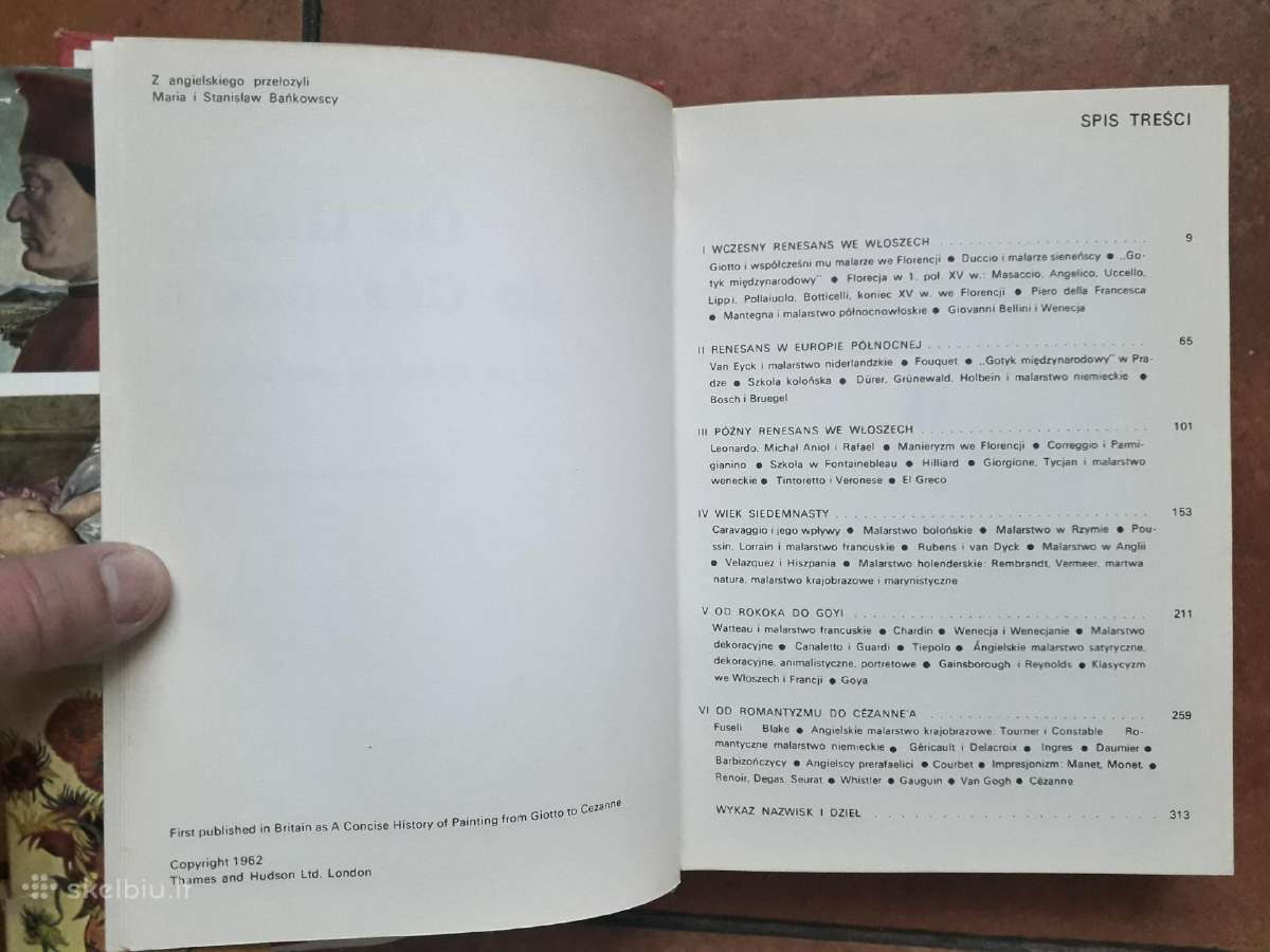 M. Levey "Od Giotta do Cezanne'a" 1974 rok. - nuotraukos Nr. 5