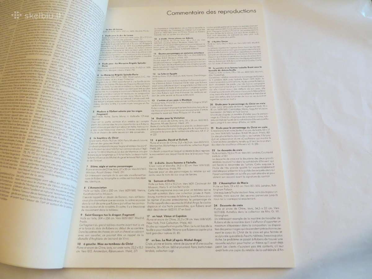 Knyga albumas Rubensas. 27*42 Prancūziškai. 1986 - nuotraukos Nr. 7