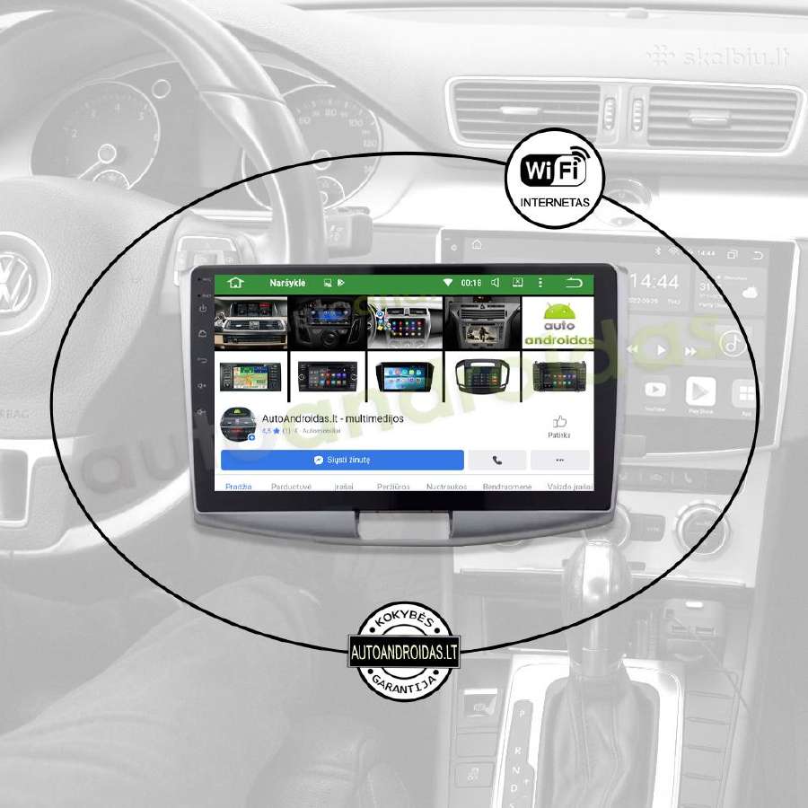 Vw passat B6, B7,cc 2011-15 Android multimedia GPS - nuotraukos Nr. 3