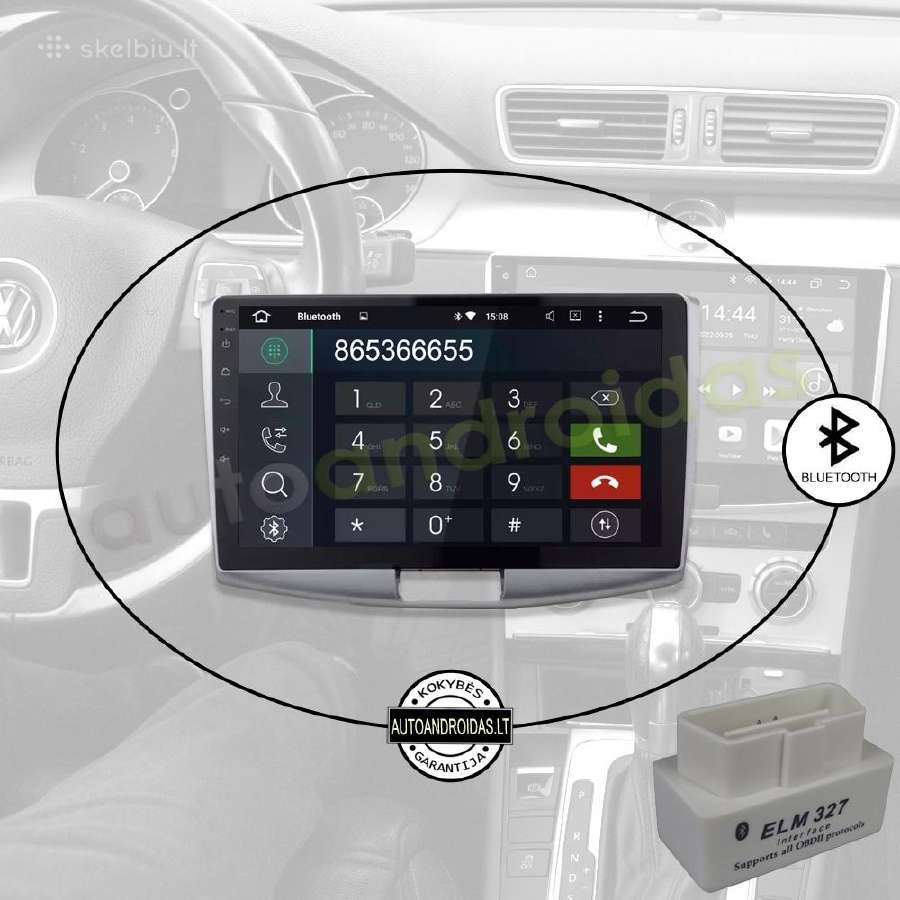 Vw passat B6, B7,cc 2011-15 Android multimedia GPS - nuotraukos Nr. 5