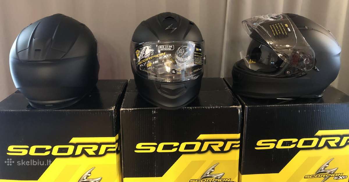 Icon ,Scorpion moto šalmai - nuotraukos Nr. 11