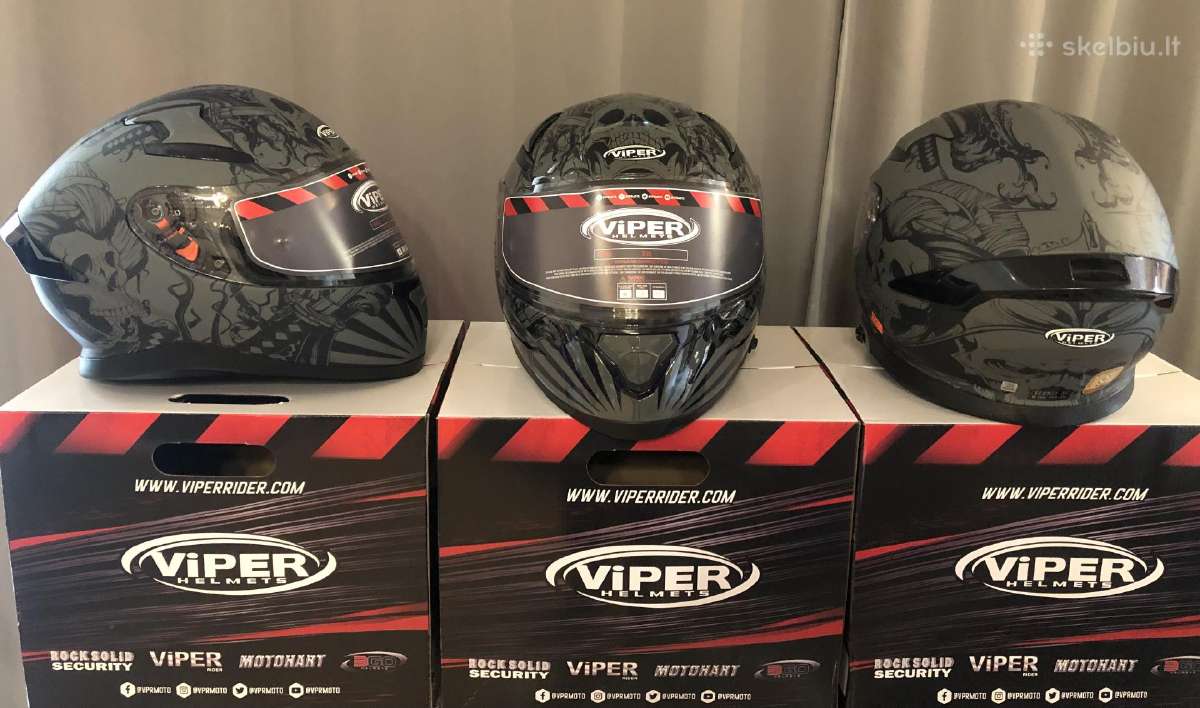 Uždaro tipo moto šalmai Caberg,hjc - nuotraukos Nr. 8