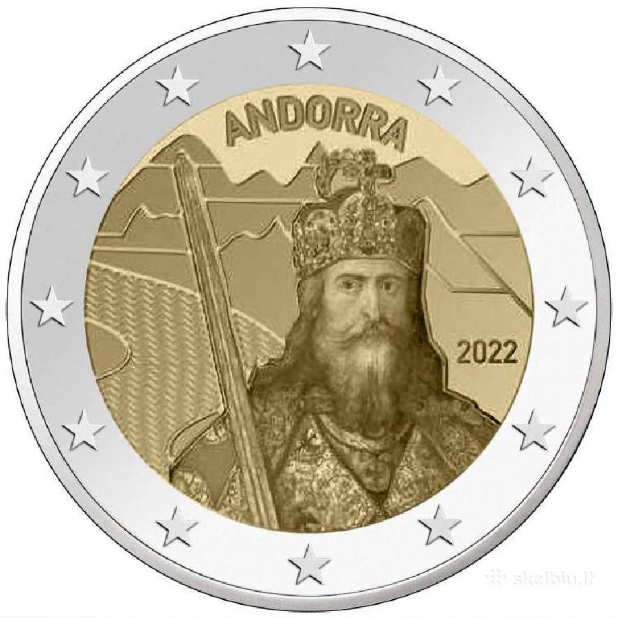 2 eurų Andoros Unc proginės monetos - nuotraukos Nr. 8