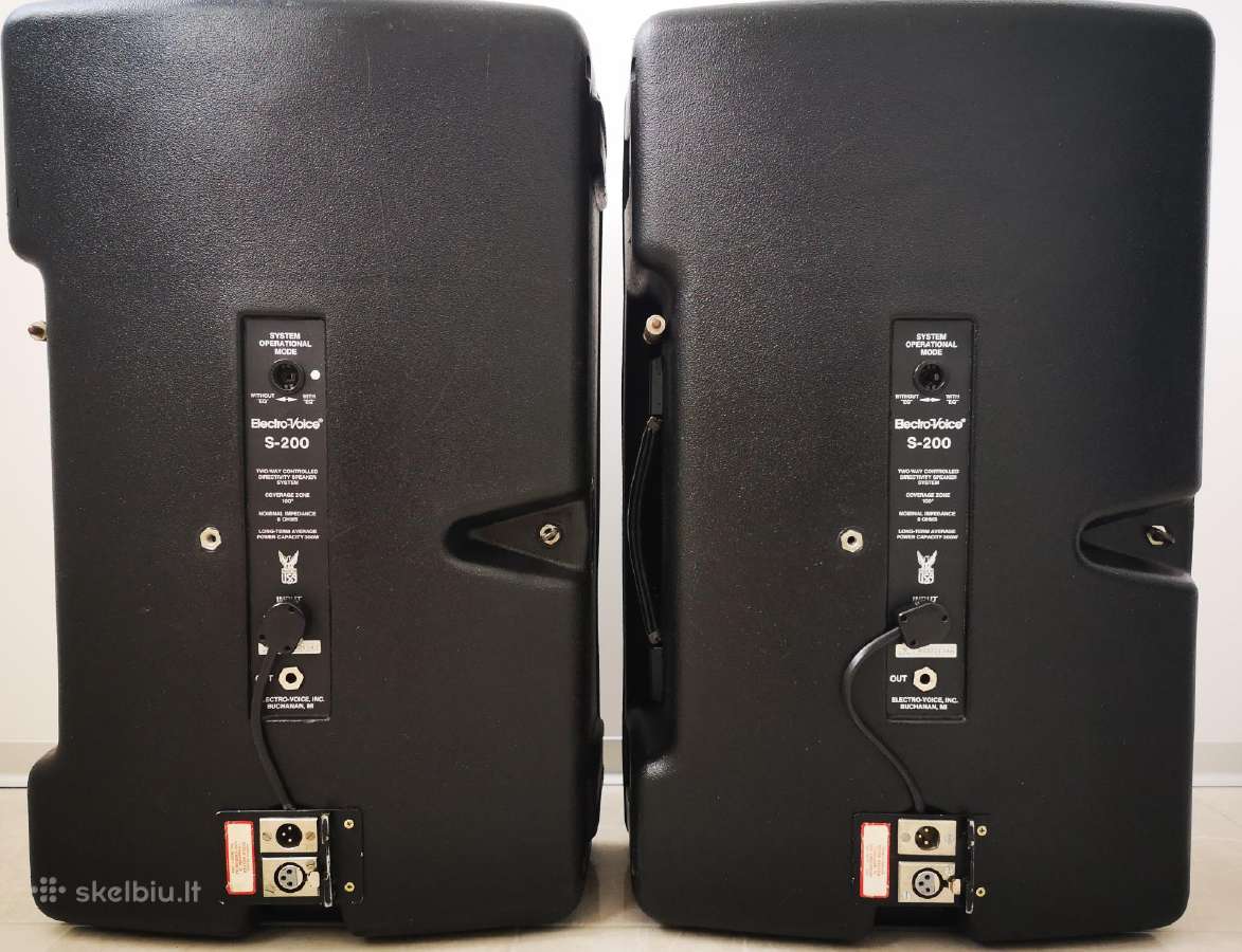 Kolonėlės Electro voice s 200 - nuotraukos Nr. 2