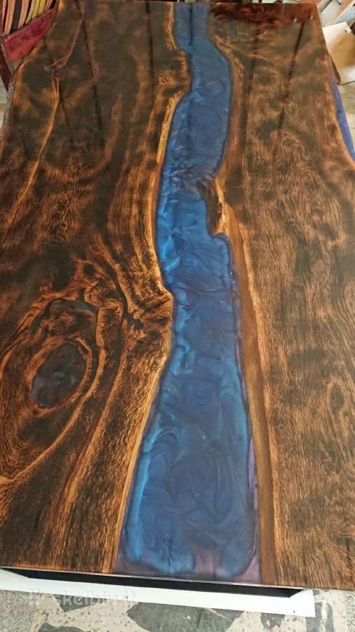 Epoksidinis stalas, rivertable , Diy - nuotraukos Nr. 5