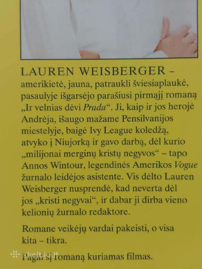 Lauren Weisberger - Ir velnias dėvi Prada . - nuotraukos Nr. 6