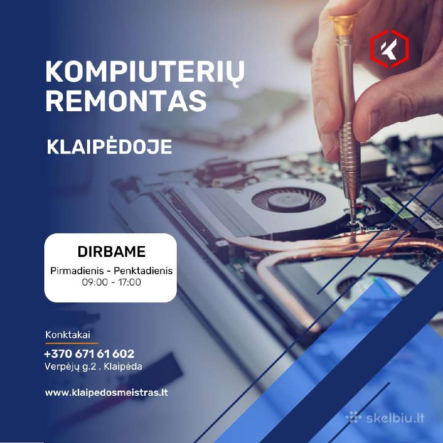 Kompiuterių remontas klaipėdoje