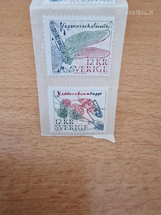 Pašto ženklai Švedija 12 Kr (8 vnt.) Sverige 12 Kr - nuotraukos Nr. 3