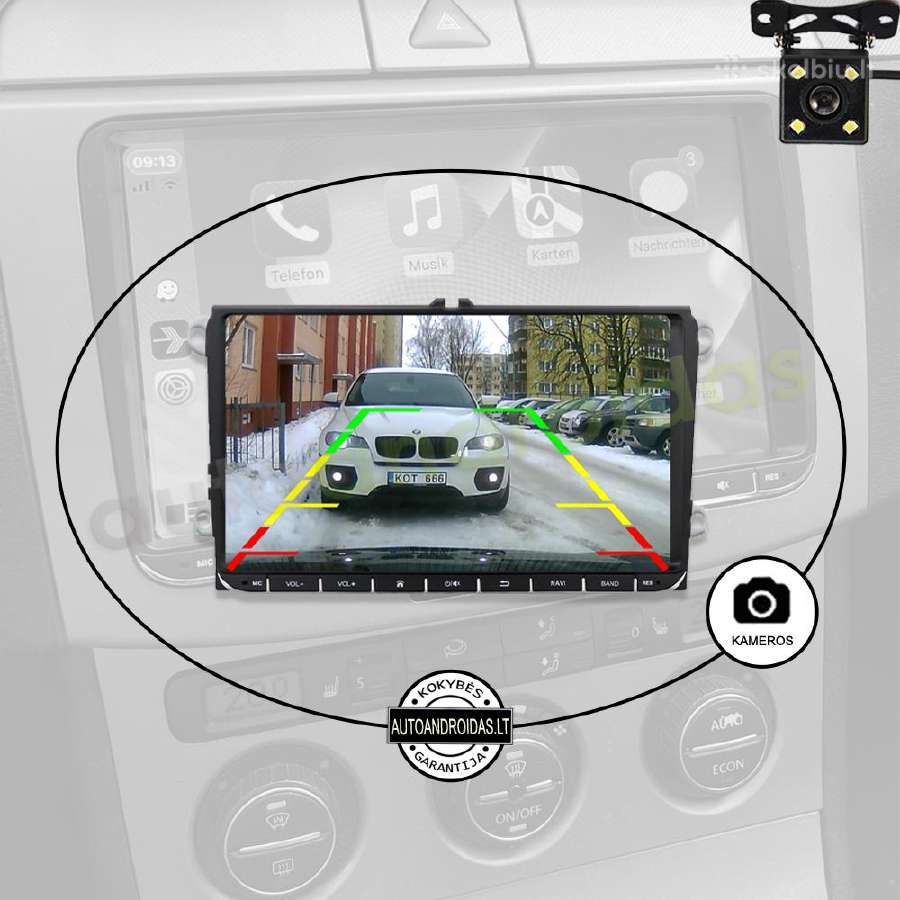 Vw, Skoda, Seat 2003-15 Android multimedia Usb/GPS - nuotraukos Nr. 7