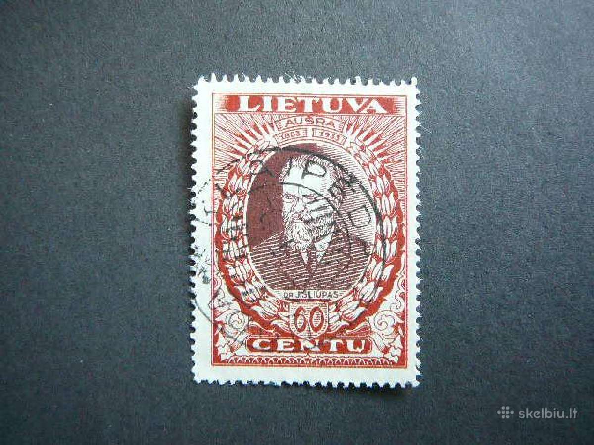 Lietuva 1933 J. Sliupas antsp. lit361aa