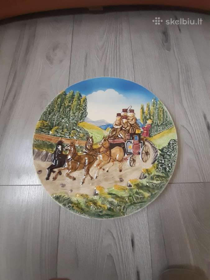 Vintažines, pakabinamos arba pastatomos lėkštės - nuotraukos Nr. 3