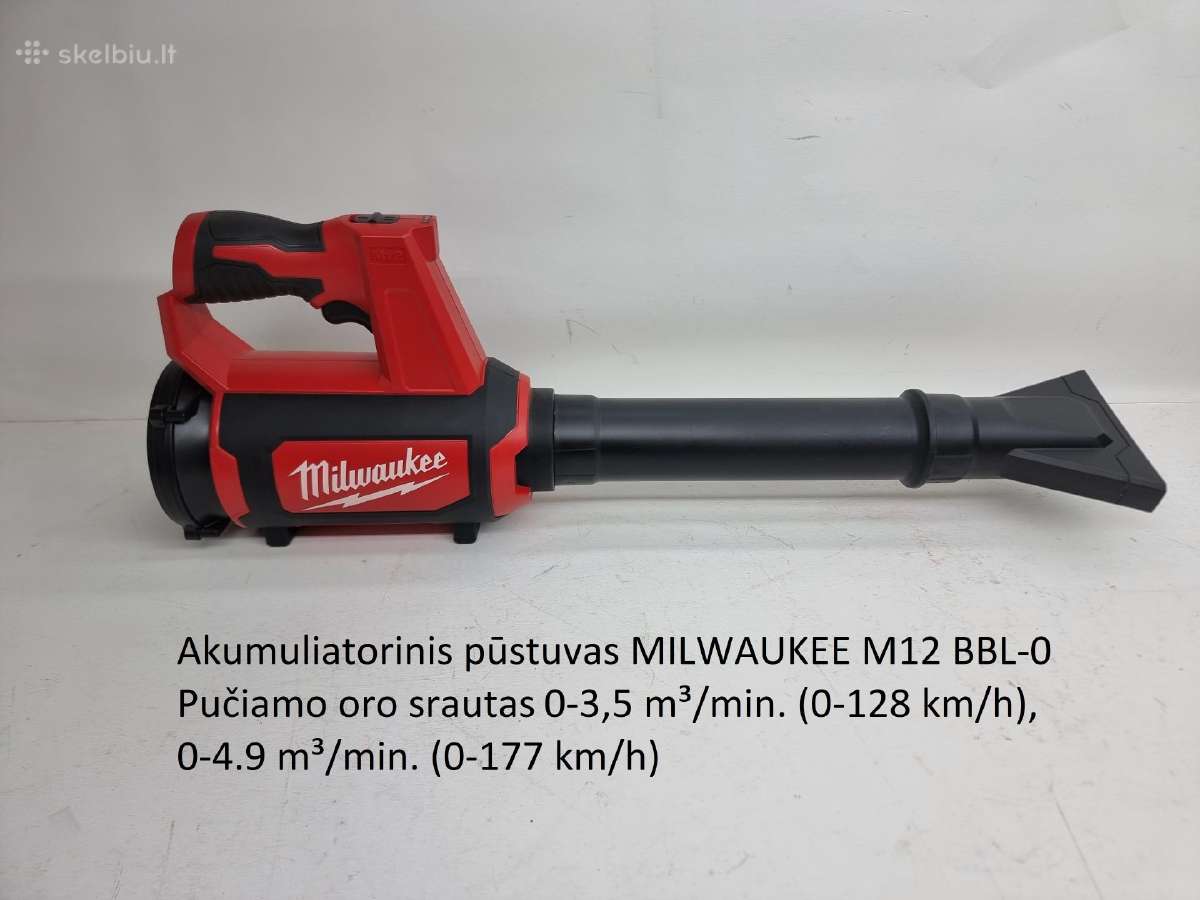 Milwaukee Akumuliatoriniai Pūstuvai Ir Oropūtės - nuotraukos Nr. 11