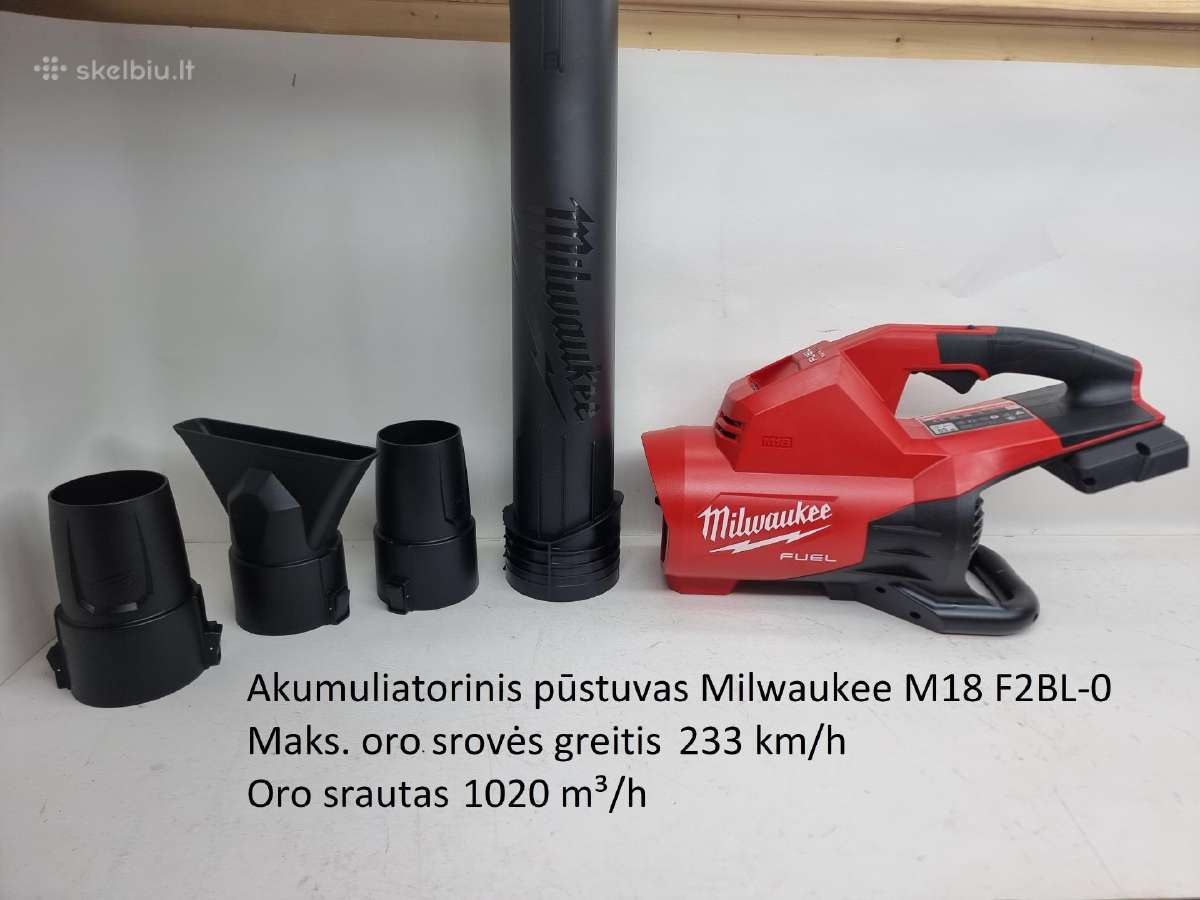 Milwaukee Akumuliatoriniai Pūstuvai Ir Oropūtės - nuotraukos Nr. 12