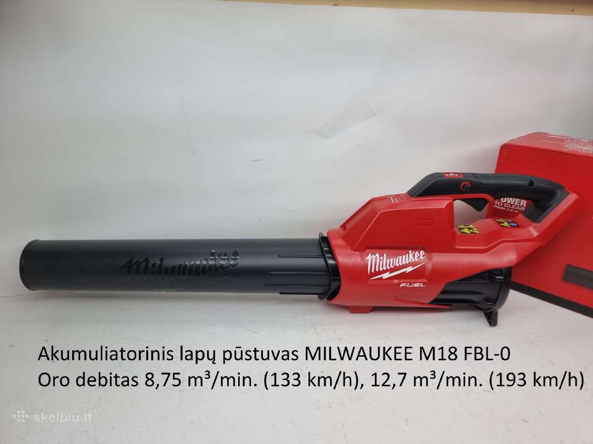 Milwaukee Akumuliatoriniai Pūstuvai Ir Oropūtės - nuotraukos Nr. 9