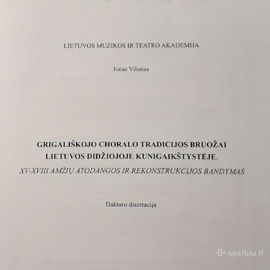 Muzikologo Jono Vilimo daktaro disertacija 2011 m. - nuotraukos Nr. 2