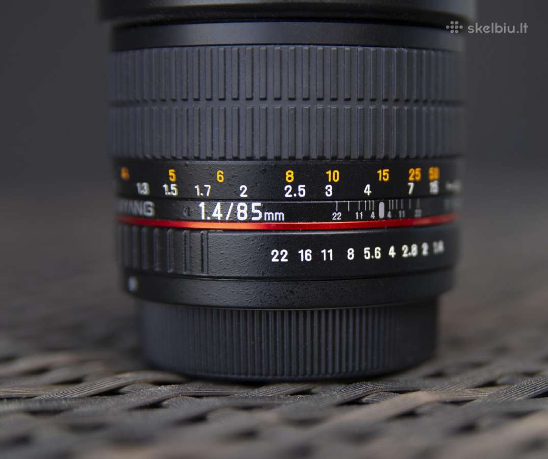 Samyang 1.4/85mm Sony A fotoaparatams - nuotraukos Nr. 2