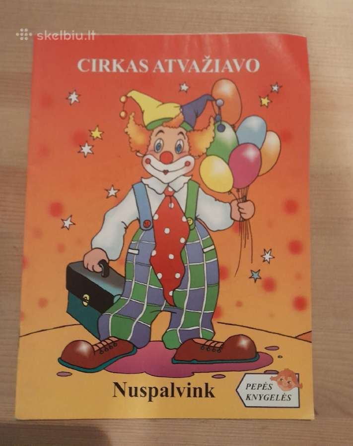 Spalvinimo knygutė Cirkas atvažiavo
