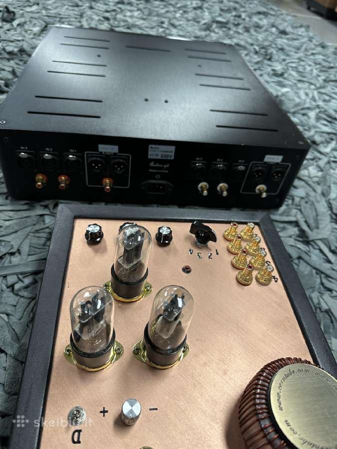 Audio Gd vacuum He1 Xlr tube valve preamp pradinis - nuotraukos Nr. 6