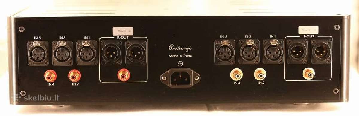 Audio Gd vacuum He1 Xlr tube valve preamp pradinis - nuotraukos Nr. 4