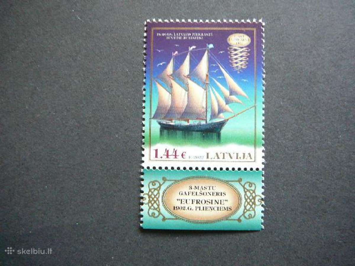 Burlaiviai Laivai Latvija 2022 Mnh llt1688