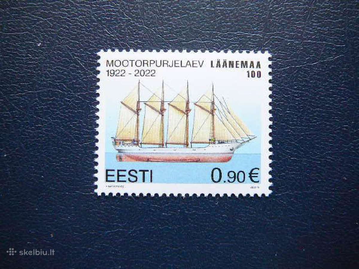 Burlaiviai Laivai Estija 2022 Mnh es1012s
