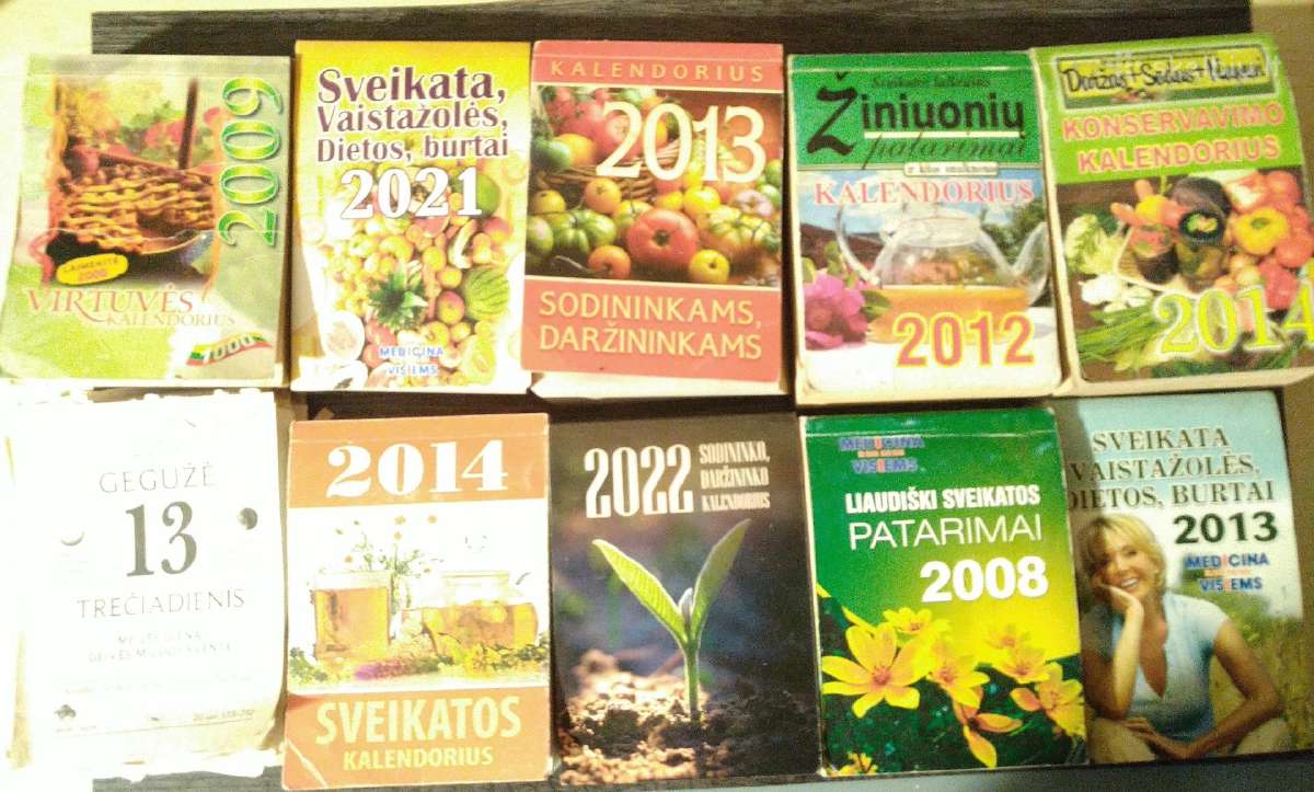Kalendoriai - Kalendoriukai kolekcionavimui