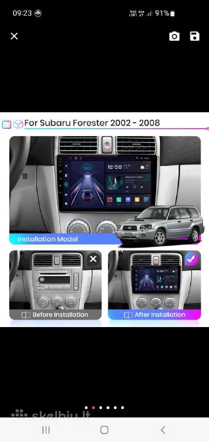 Parduodu subaru multimedijas - nuotraukos Nr. 2