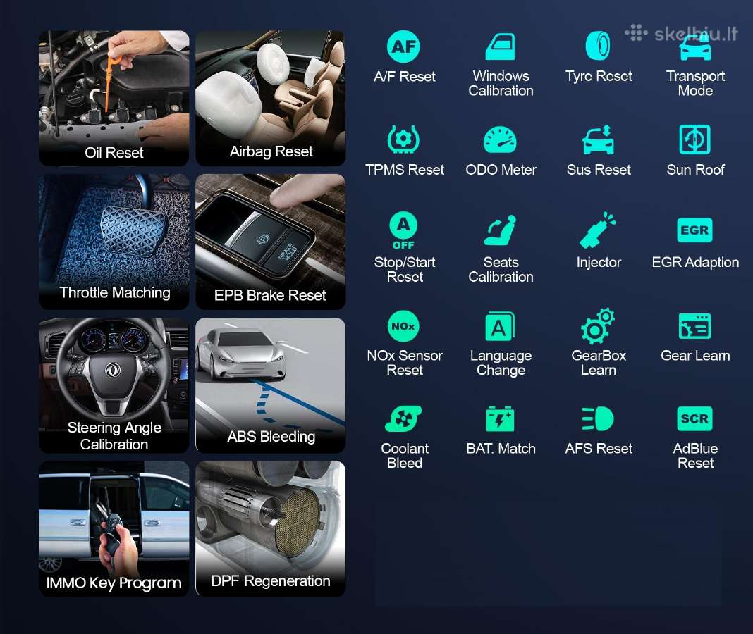 Diagnostikos skaneris Obd2 Thinkcar Thinkscan Plus - nuotraukos Nr. 2