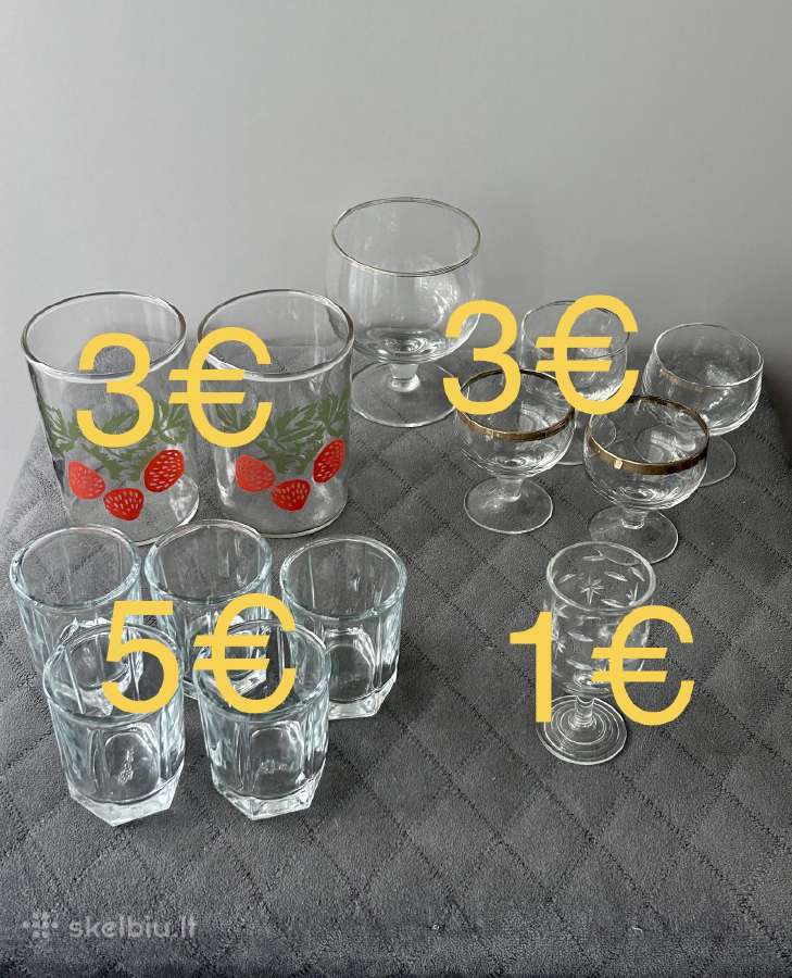 Taurės ir stiklinės-8€ - nuotraukos Nr. 2