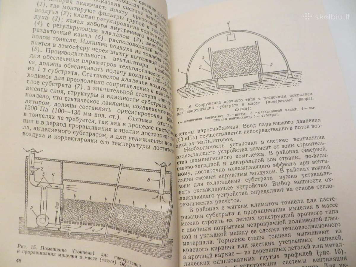 Knyga Šampinjonai. Jų auginimas, priežiūra 1989 - nuotraukos Nr. 11