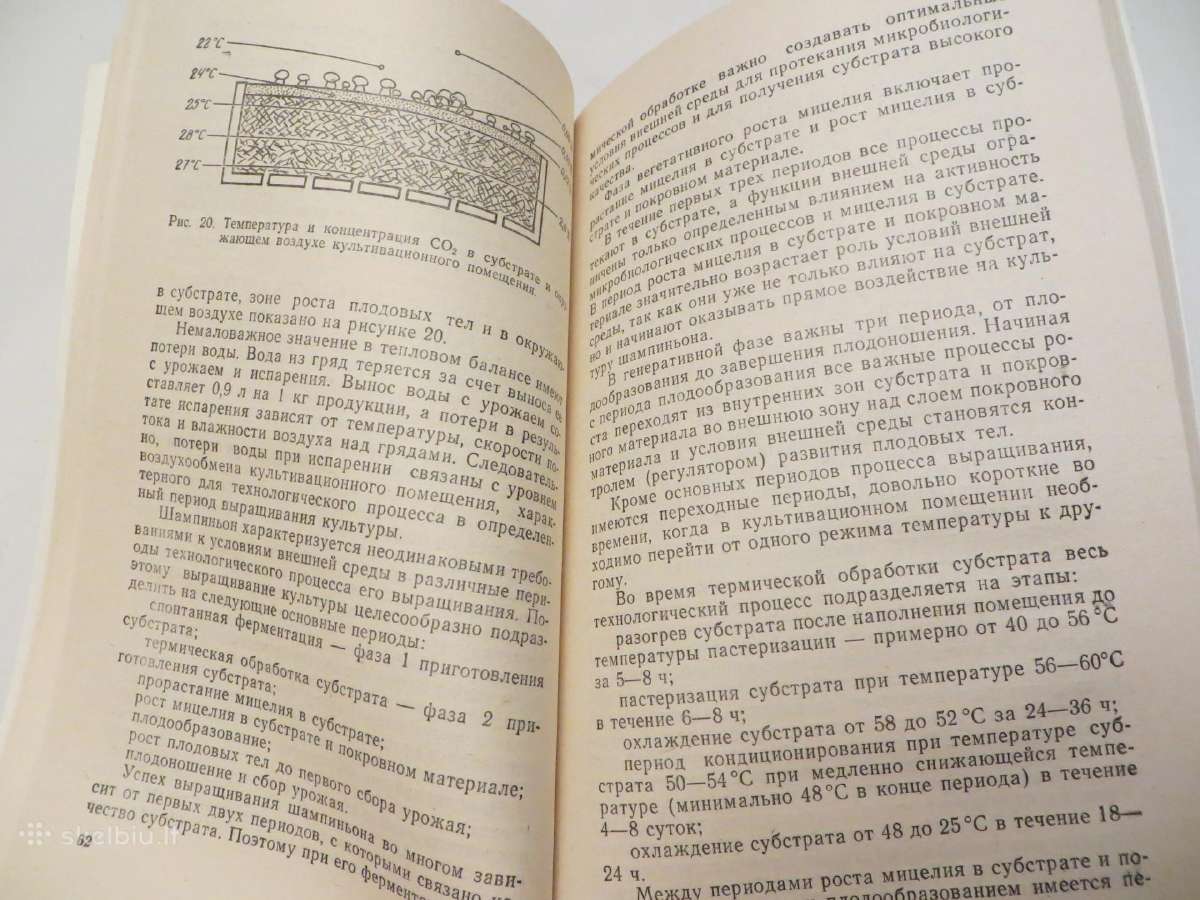 Knyga Šampinjonai. Jų auginimas, priežiūra 1989 - nuotraukos Nr. 12
