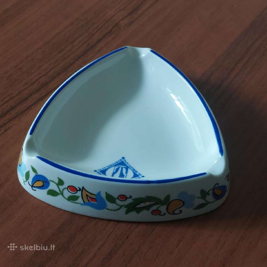Lenkiška porcelianinė suvenyrinė peleninė . - nuotraukos Nr. 4