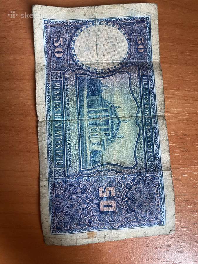 50 litų 1928 metų - nuotraukos Nr. 2