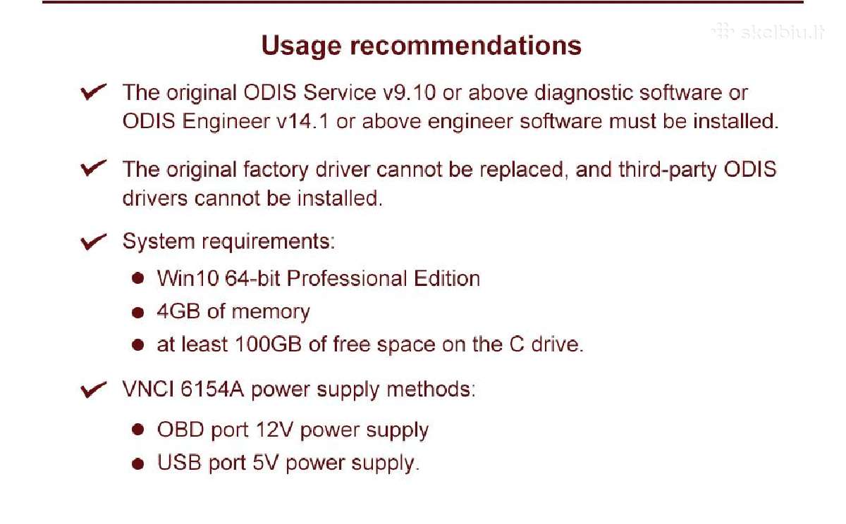 Svci 6154a Doip Profesionali diagnostikos įranga - nuotraukos Nr. 14