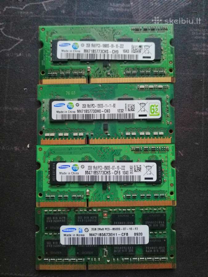 Parduodu RAM atminti Ddr2/ddr3 - Skelbiu.lt