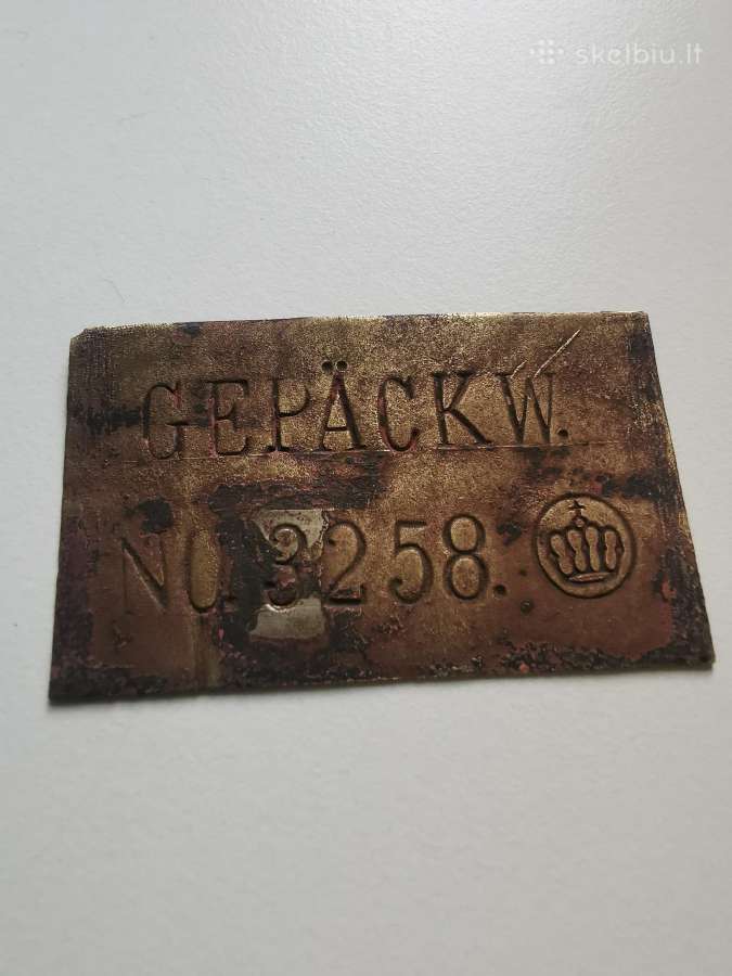 Ww1 vokiška žalvarinė lentelė - nuotraukos Nr. 2