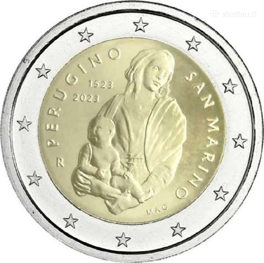 2 eurų San Marino Unc proginės monetos - nuotraukos Nr. 4