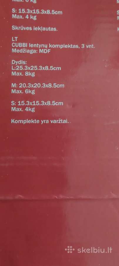 3 lentynėlės viename - nuotraukos Nr. 2