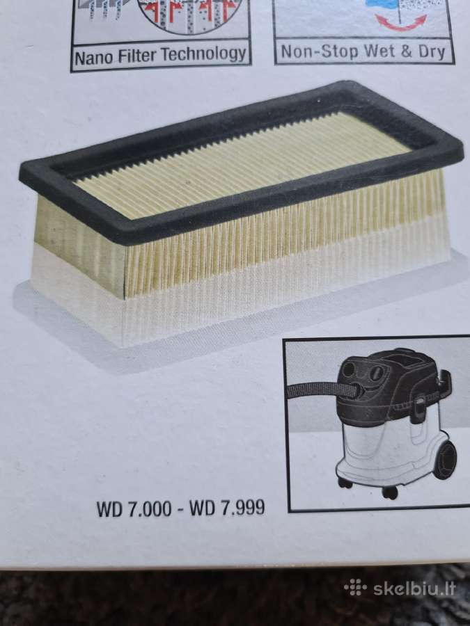 Karcher siurblio Wd 7.000 - 7.999 filtras - nuotraukos Nr. 2