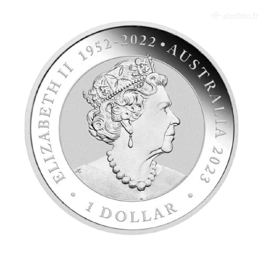 1 oz sidabrinė moneta Australijos Gulbė, 2023 - nuotraukos Nr. 2