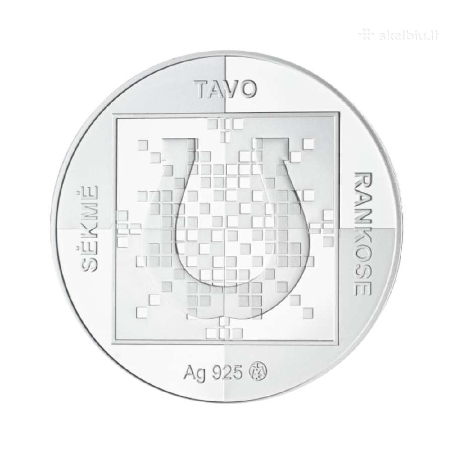Sidabrinis medalis Sekmės pinigėlis, Lietuva - nuotraukos Nr. 2