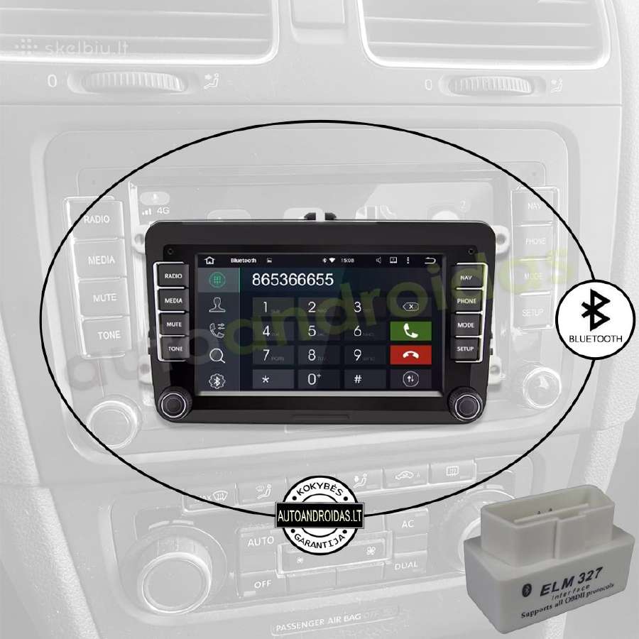 Vw, Skoda, Seat 2003-13 Android multimedia Usb/GPS - nuotraukos Nr. 5