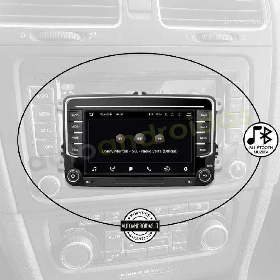 Vw, Skoda, Seat 2003-13 Android multimedia Usb/GPS - nuotraukos Nr. 6