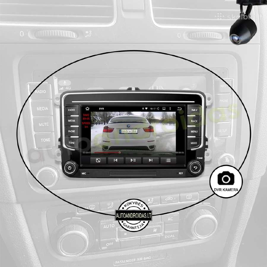Vw, Skoda, Seat 2003-13 Android multimedia Usb/GPS - nuotraukos Nr. 8